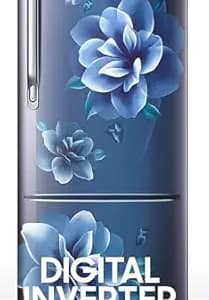 samsung 183 l, 4 star, digital inverter, direct cool single door refrigerator (rr20c1724cu/hl, camellia blue) samsung 183 l, 4 star, digital inverter, direct cool single door refrigerator (rr20c1724cu/hl, camellia blue)