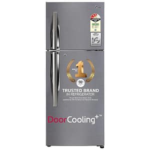 lg 242 l 3 star smart inverter frost free double door refrigerator (gl i292rpzx, shiny steel, door cooling+) lg 242 l 3 star smart inverter frost free double door refrigerator (gl i292rpzx, shiny steel, door cooling+)