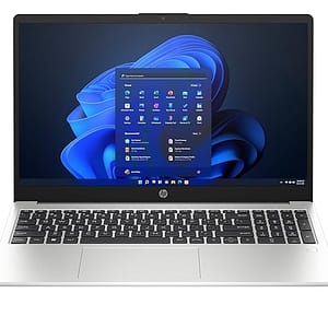 computer 2 HP 255 G10 AMD Athlon Dual Core 7120U - (8 GB/256 GB SSD/Windows 11 Home) Thin and Light Laptop (15.6 inch, Ash Silver, 1.35 kg)