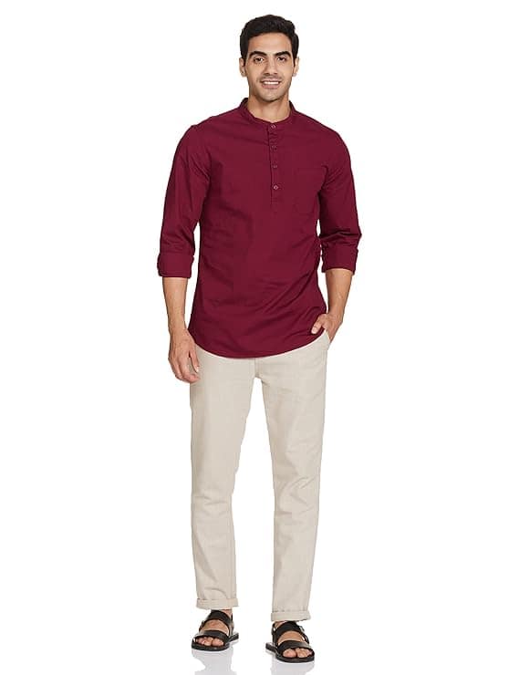 6122afsiuOL._SX569_ Amazon Brand - Symbol Men's Cotton Regular Fit Shirt