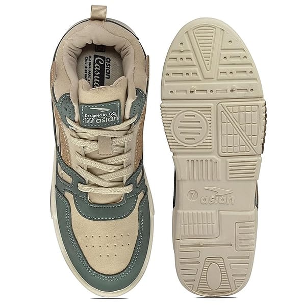 side image 3 ASIAN Men's MEXICO-11 Casual Sneaker Shoes with Synthetic Upper Lightweight Comfortable Mid Top Sneaker Shoes for Men's & Boy's